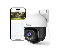 Tenda 5MP QHD Outdoor Pan/Tilt Wi-Fi Security Camera, 360° Full Coverage, Color Night Vision, AI Human/Vehicle/Motion Detection, 2-Way Talk, IP65, WiFi 6,24/7 Plug-in Guard for Your Yard (CH7 2.0)