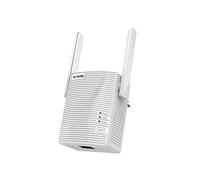Tenda A15 Dual Band AC750 Wi-Fi Repeater, 433Mbps/5GHz+300Mbps/2.4GHz, 2 Omni-Directional Antennas for Remote Playback of 1080P HD Videos, Online Games, and High-Speed Download, white