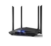Tenda AC10 AC1200 MU-MIMO Wireless Gigabit Wi-Fi Router,Wi-Fi Speed Up to 867Mbps/5GHz + 300Mbps/2.4GHz,4 Gigabit LAN Ports,4 * 5dBi Antennas,Parental Control,WiFi Schedual,VPN, Black