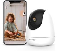 Tenda Indoor WiFi Camera,1080P Pet Dog Camera,360° Home Security Camera,12M Night Vision,2-Way Audio,Smart Tracking,AI Human/Motion Detection,Privacy Mode,SD&Cloud Storage(CP3)