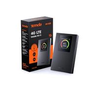 Tenda MF6 - Portable Mobile 4G SIM Router, WiFi Cat4 WiFi 6 AX300, MiFi 4G with 2100mAh Rechargeable Battery, USB-C Port, WPA3, Color Display, Charge with Power Bank, Nano SIM, Plug and Play