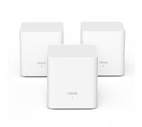 Tenda Nova AX1500 Whole Home Mesh Wifi 6 System, Up to 2-4 Rooms Coverage, Dual-Band Wi-Fi Mesh with 2 Gigabit Ports, Compatible with Alexa, Parental Control and Easy Setup Pack of 3 (MX3)