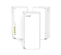 Tenda Nova Mesh Wi-Fi 6E AXE5700 Whole Home Tri-Band Mesh Wi-Fi 6E System, (MX21 Pro), 6G Band, Coverage up to 7-9 Rooms 4200 ft², Seamless Roaming, 8K, VR HD, Cloud Games, Pack of 3