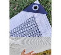 Tenda Parasole a Vela 7x10m, Proteze Solare UV 50% per Patio, Giardino e Balconi, Rete Ombrege con Occhielli, Resistente e Facile da Inllare.