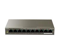 Tenda TEF1109P-8-63W 8-Port 10/100 PoE/2-Port Gigabit Switch, TEF1110P-8-102W