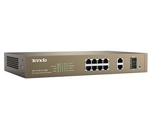 Tenda TEF1210P-8-150W 8-Port 10/100 PoE/2-Port Gigabit/2-Port SFP Web Smart Switch