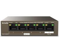 Tenda TEG1105PD, 5 Port Gigabit PoE Switch with 4 PoE Ports @30W, Unmanaged Home Network Switch, Ethernet Splitter, No Power Adapter Required, PACKAGE WITHOUT POWER ADAPTE, Limited Lifetime Protection