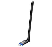 Tenda U11 Pro AX900 WiFi Adapter 6 USB 2.0, Dual Band WiFi Stick for Desktop PC, External Antenna 6dBi, AP Mode, MU-MIMO, WPA2, Compatible with Windows 7/10/11, Linux (3.10-6.8)