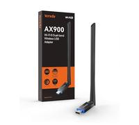 Tenda U11 WiFi Dongle, AX900 WiFi 6 Adapter for PC | Bluetooth 5.4 · Dual Band 5GHz/2.4GHz · Windows 7/10/11 · 6dBi High-Gain Antenna · MUMIMO · Soft-AP