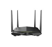 Tenda V12 modem router (AC1200 300 Mbit/s at 2.4GHz + 867 Mbit/s at 5GHz, 3x gigabit LAN port +1x gigabit WAN) beamforming, supported VPN/IPTV/IPv6/ WPS|100-240V |50/ 60Hz ≤ 18W power consumption