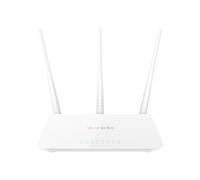Tenda Wireless Router 300 Mbps, 3 External Antennas for Streaming Music, Uploading Photos, Video Chatting, Hd Video Streaming F3, White