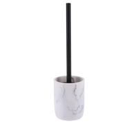 Tendance - Toilet Brush with Resin Holder Marble Look White