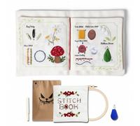 TenDawn Embroidery Stitch Book Kit, 12 Stitches, Basic Set