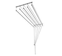Tendederos Efegete Ceiline Manual Ceiling Drying Rack 120 x 50 cm. Load 20 kg. Made to Last Decades. Up and Down with Pulleys and Wide Steel Bars. for Clothes and Sheets. Made in Spain.