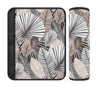 Tender Color Elegant Floral Pattern Seat Shoulder Protector Shoulder Pads Belt Covers for Boys Girls Car Seat Covers for Adults 2 Pieces 10 * 7.7in