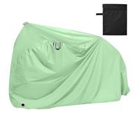 Tender Green Waterproof Bike Cover with Lock Holes Uv Resistant Indoor Outdoor Storage Exercise Bike Cover Fits for Most cobertor para motocicleta