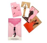 Tender Heart Pink Tarot Cards, pink playing cards illuminate your path with mysterious insights, Tarot Cards for Gifts (12cm * 7cm)