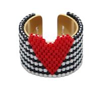Tender Heart Plan Nonconformist Hoop Artisanal Sphere Jewelry Rustless Comfortable Everyday Addition Nonconformist Heart Hoop