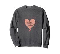 Tender Hearted: I'm Very Vulnerable RN Emotional Art Sweatshirt, Adult Unisex, Dark Heather Grey, XL