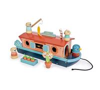 Tender Leaf Toys Explore the Enchanting Merrywood Wooden Pretend Woodland Characters and Environments (Canal Boat)