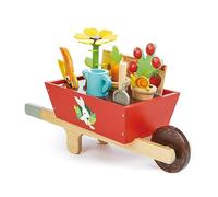 Tender Leaf Toys Flower Gardening Set: Educational and Fun Pretend Play for Kids Fun for Children 3+ (Wheelbarrow)