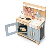 Tender Leaf Toys Home Kitchen Wooden Play Set - Medium Sized Kitchen Toy With Accessories for Pretend Cooking - Develops Social, Creative and Imaginative Skills Ages 3+ Years