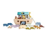 Tender Leaf Toys Noah’s Wooden Ark - Animal Shape Sorter - Christian Religion and Bible Story Based Educational Fun - Social, Creative, and Imaginative Play - Ages 3+