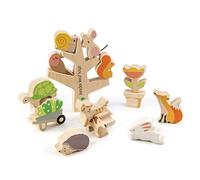 Tender Leaf Toys Stacking Garden Friends - Wooden Block Stacking Game