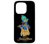 Tender Lord Krishna Janmashtami Hindu Devotional Celebration Case for iPhone 15 Pro