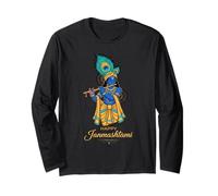Tender Lord Krishna Janmashtami Hindu Devotional Celebration Long Sleeve T-Shirt
