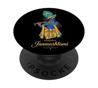 Tender Lord Krishna Janmashtami Hindu Devotional Celebration PopSockets Adhesive PopGrip