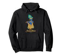 Tender Lord Krishna Janmashtami Hindu Devotional Celebration Pullover Hoodie