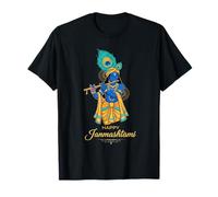 Tender Lord Krishna Janmashtami Hindu Devotional Celebration T-Shirt