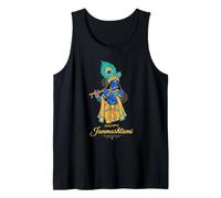 Tender Lord Krishna Janmashtami Hindu Devotional Celebration Tank Top