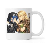 Tender Moment Between Two Warriors Ceramic Tea Coffee Mug White