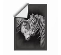 Tender Moments Minimalist Unframed Wall Art Print A1 (84.1×59.4cm), Wall Decor for Living Room, Bedroom, Office & Home, Art Gift