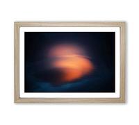 Tender Moves in Abstract Framed Print | A2 Oak Framed Wall Art | Ready to Hang | Abstract Fantasy Picture | Living Room Bedroom Lounge Office