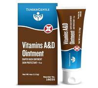 TenderGentle Vitamin A & D Ointment for Diaper Rash in Babies - 4 oz Ointment A & D for Adults, Seniors & Babies