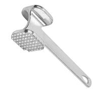 Tenderizing Meat - Heavy Hammer, Zinc Pounder Tool | Textured Beater for Chicken Steak Fish Cutlet Flatten Pork Beef Food Prep Smash Kitchen Softener Cookware Culinary Utility