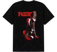 TENDERNESS RATT Band RATT EP Mic Men Black Cotton T-Shirt XL