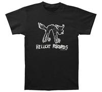 TENDERNESS Rubia Hellcat Records T Shirt Black avec Logo for Men Black M