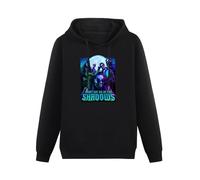 TENDERNESS What We Do in The Shadows Hooded for Men O Neck Cotton Pullover Hoodys Long Sleeve Hoodie Shirt Clothing M Black