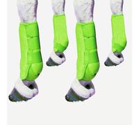 Tendon Protector Leg Wraps for Horses, Shock-Absorbing Horse Sport Boots, Standing Wraps for Equestrian Training(GREEN,S)