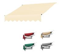 Tendone Sun e Replacement Fabric Waterproof Polyester Canopy Cover 300x250/400x350/500x350cm Retractable ning ClothBei 4.5x3.5m/14.8x11.5ft