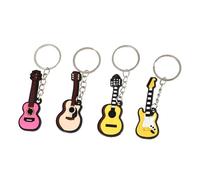TENDYCOCO 12 Pcs Musical Instrument Keychain Music Keychain Car Pendant Retro Keychain Keyrings for Car Keys Musical Instrument Key Ring Purse Keychain Saxophone Keychain PVC Soft Glue