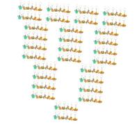 TENDYCOCO 180 Pcs Key Chain Fiesta Keychain Pendant Cinco De Mayo Keychain Bag Keychain Charms Fiesta Party Keychain Mexican Party Favors Mexican Keyring Purse Charm Pendant Purse Charms PVC