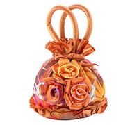 TENDYCOCO 1pc Handbag Women's Tote Bag Evening s for Women Tote for Evening Handbad for Clutch Hand Miss Cloth Folk-custom Flower Orange