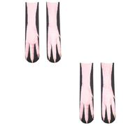 TENDYCOCO 2 Pairs chicken feet socks chicken claw socks animal pattern dresses outfits leg men unisex stockings polyester cotton comfortable man