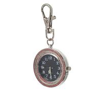 TENDYCOCO 2pcs Large Dial Quartz Pocket Watch for Boys and Girls Stylish Encrusted Design Material for Learning and Growing up