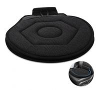 TENDYCOCO 360° Swivel Car Seat Cushion, Rotating Seat Pad for Easy Entry & Exit, Portable Anti-Slip Mobility Aid for Car, Office Chair & Home, Dark Grey, 43 x 38 cm
